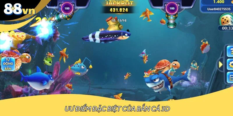 Trò chơi có giao diện bắt mắt